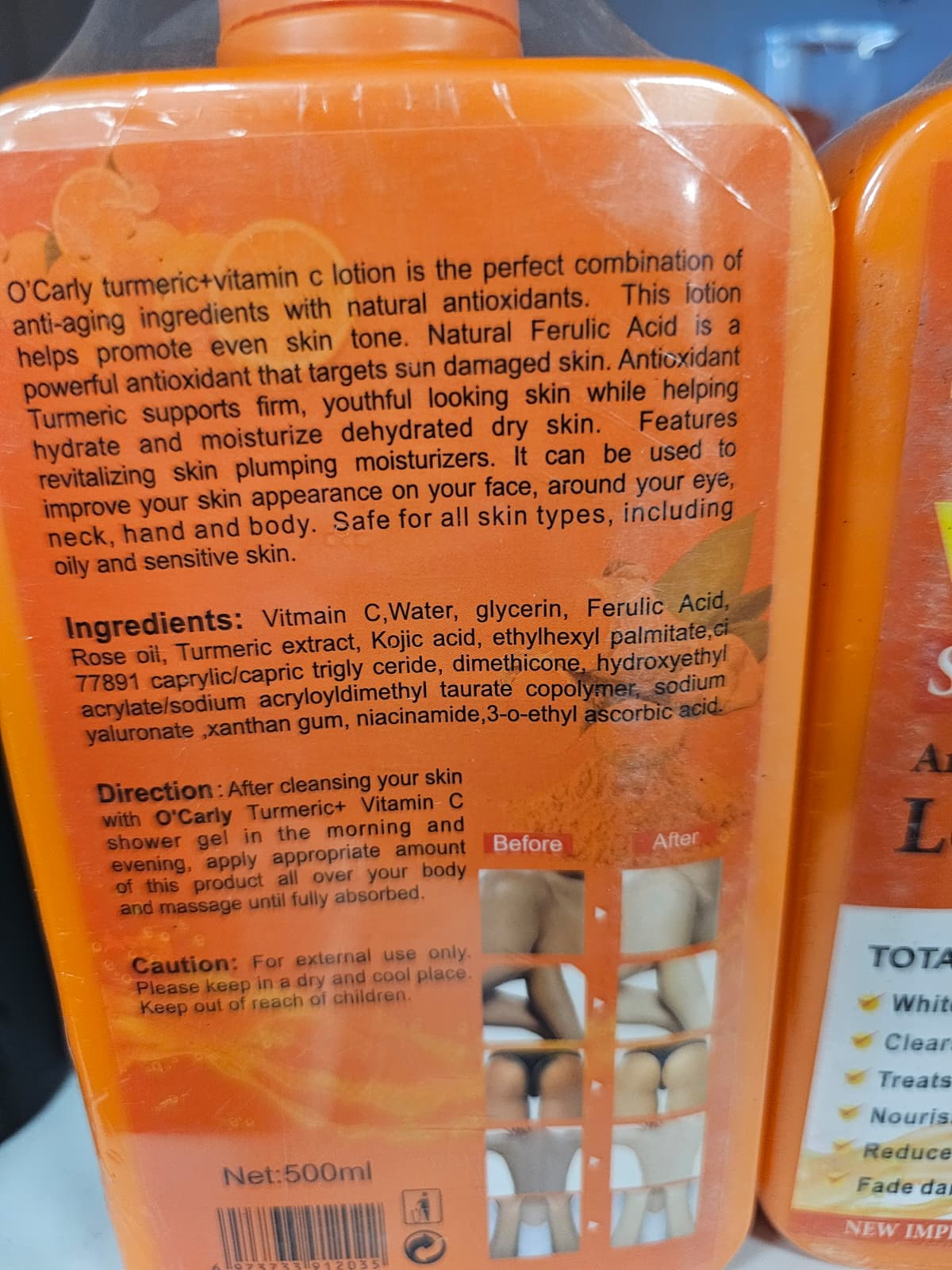 O'Carly Turmeric + Vitamin C Lotion