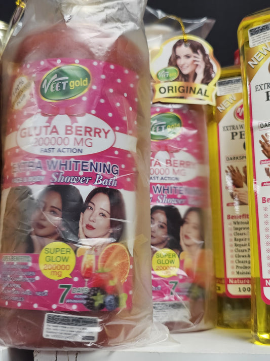 VEET Gold Gluta Berry Extra Whitening Shower Bath