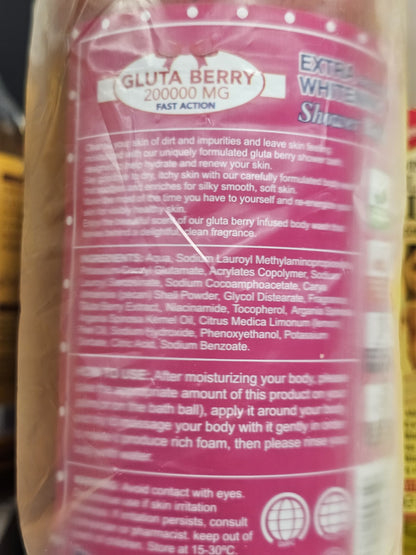 VEET Gold Gluta Berry Extra Whitening Shower Bath
