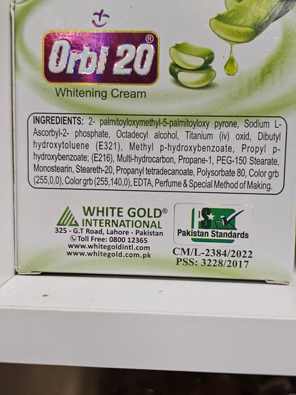 Orbi 20 Whitening Cream