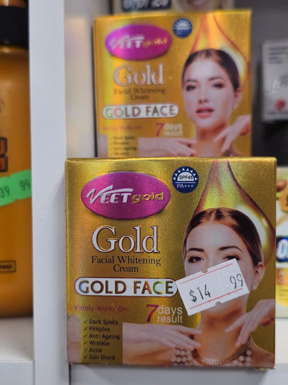 VEET Gold Facial Whitening Cream Gold Face