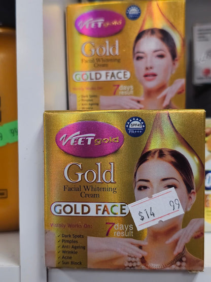 VEET Gold Facial Whitening Cream Gold Face