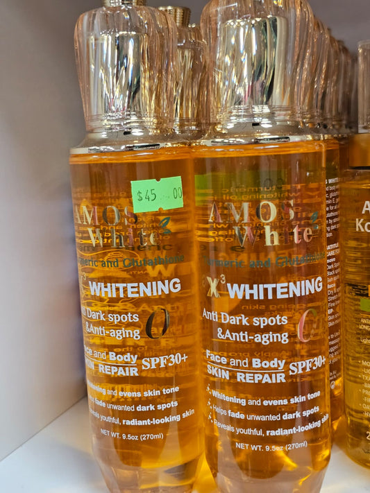 Amos white whitening Skin Fairest Body Oil