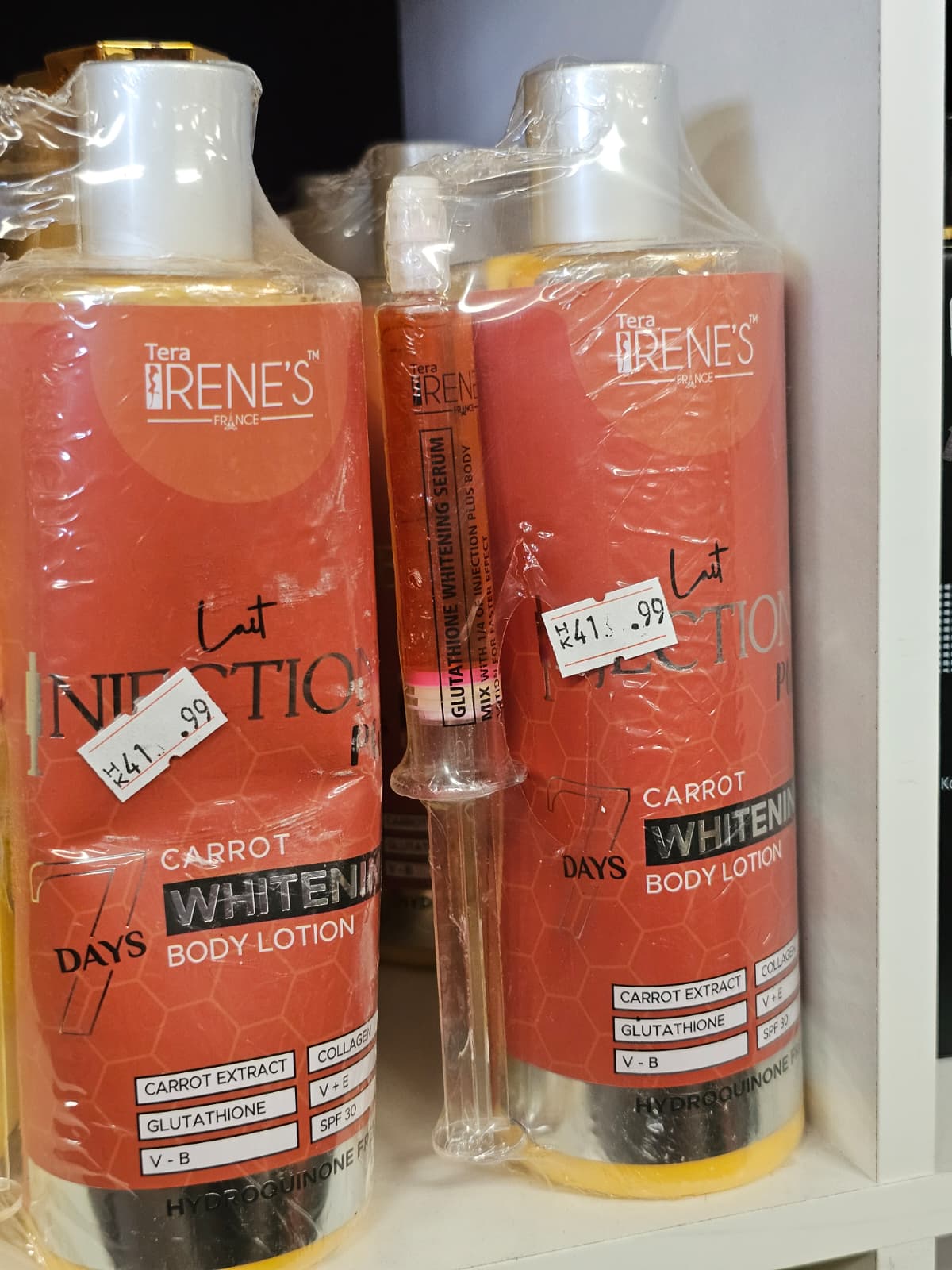 Terra Irene's lait injection carrot whitening body lotion