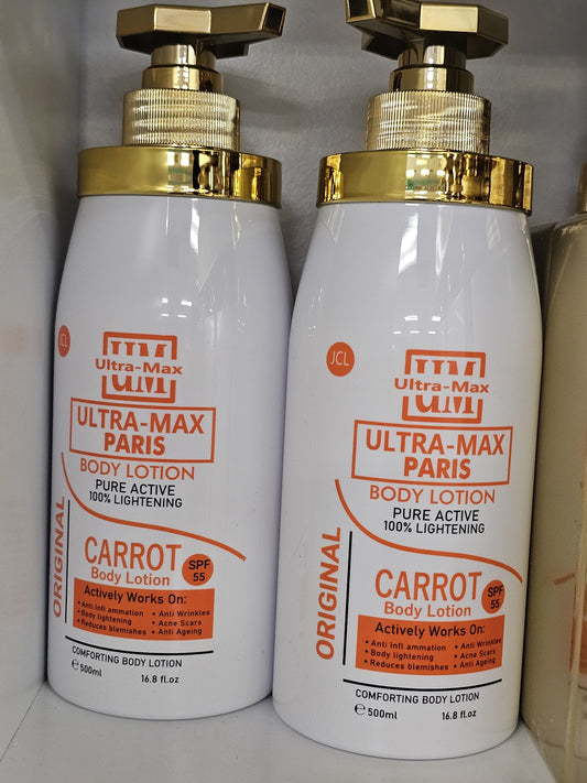 Ultra -max paris carrot body lotion 500ml