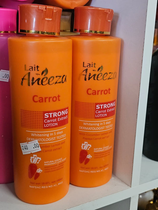 Lait aneeza strong carrot extract lotion 500ml