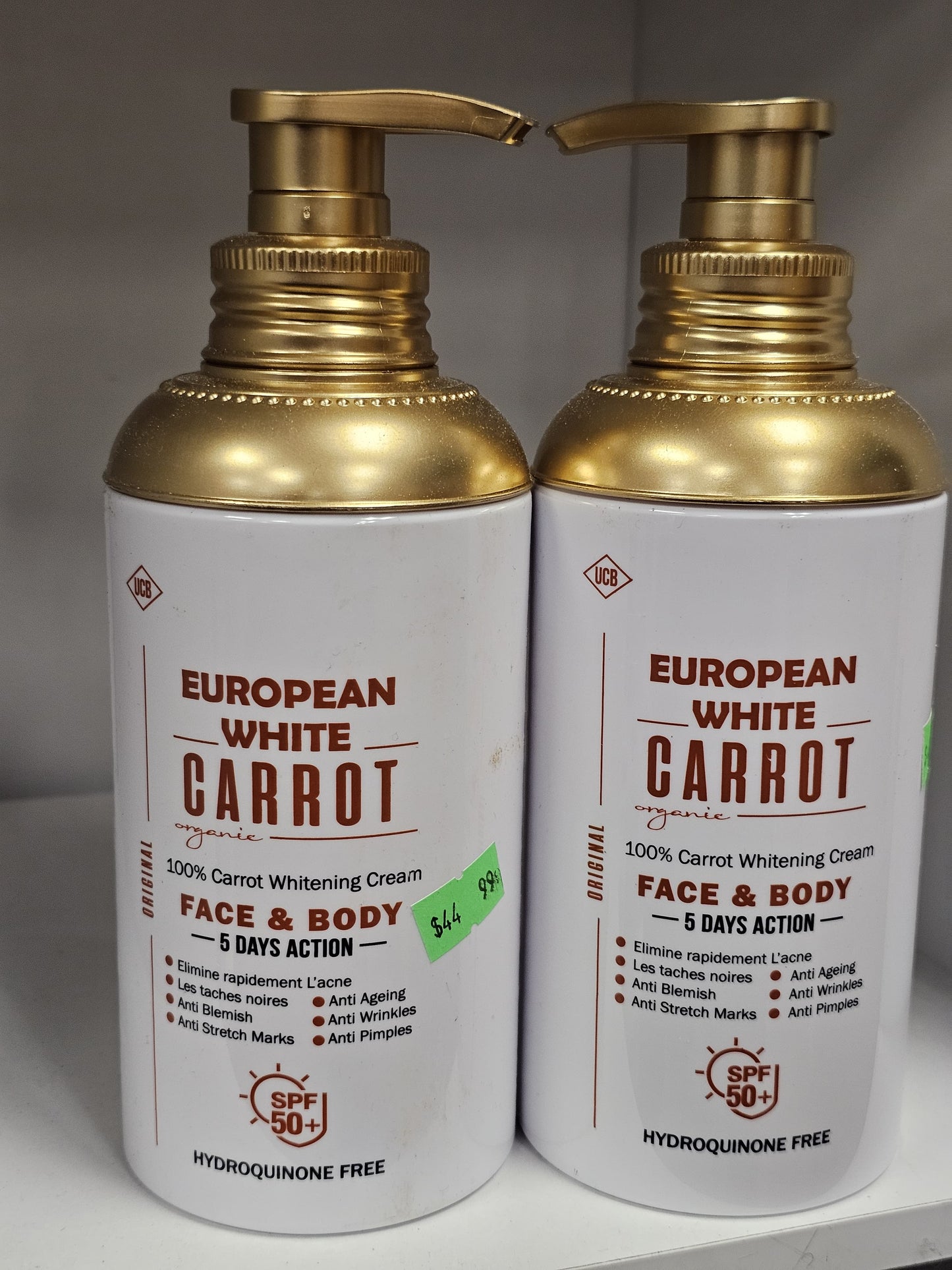 European White Carrot Face & Body