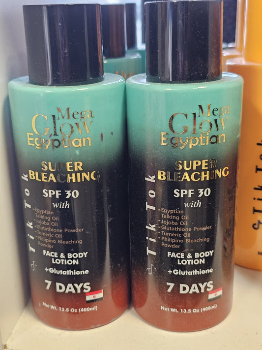 Mega Glow Egyptian Super Bleaching Face & Body Lotion