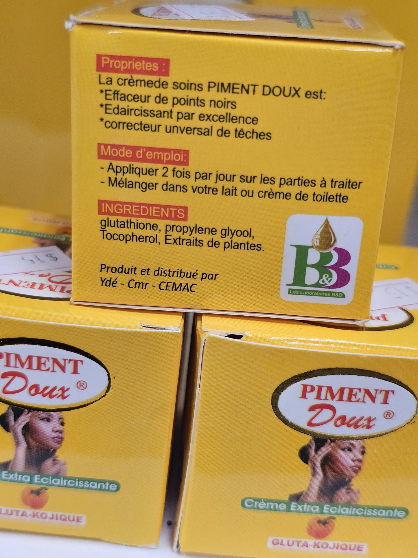 Piment Doux Extra Whitening Cream Gluta Kojic