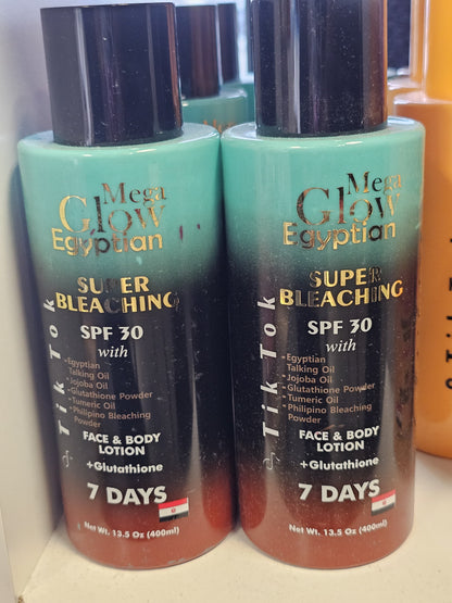 Mega Glow Egyptian Super Bleaching Face & Body Lotion