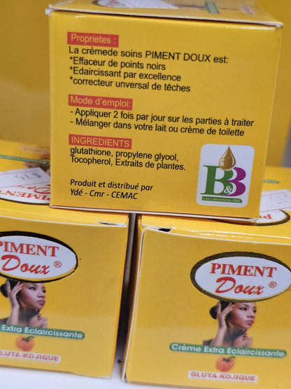 Piment Doux Extra Whitening Cream Gluta Kojic