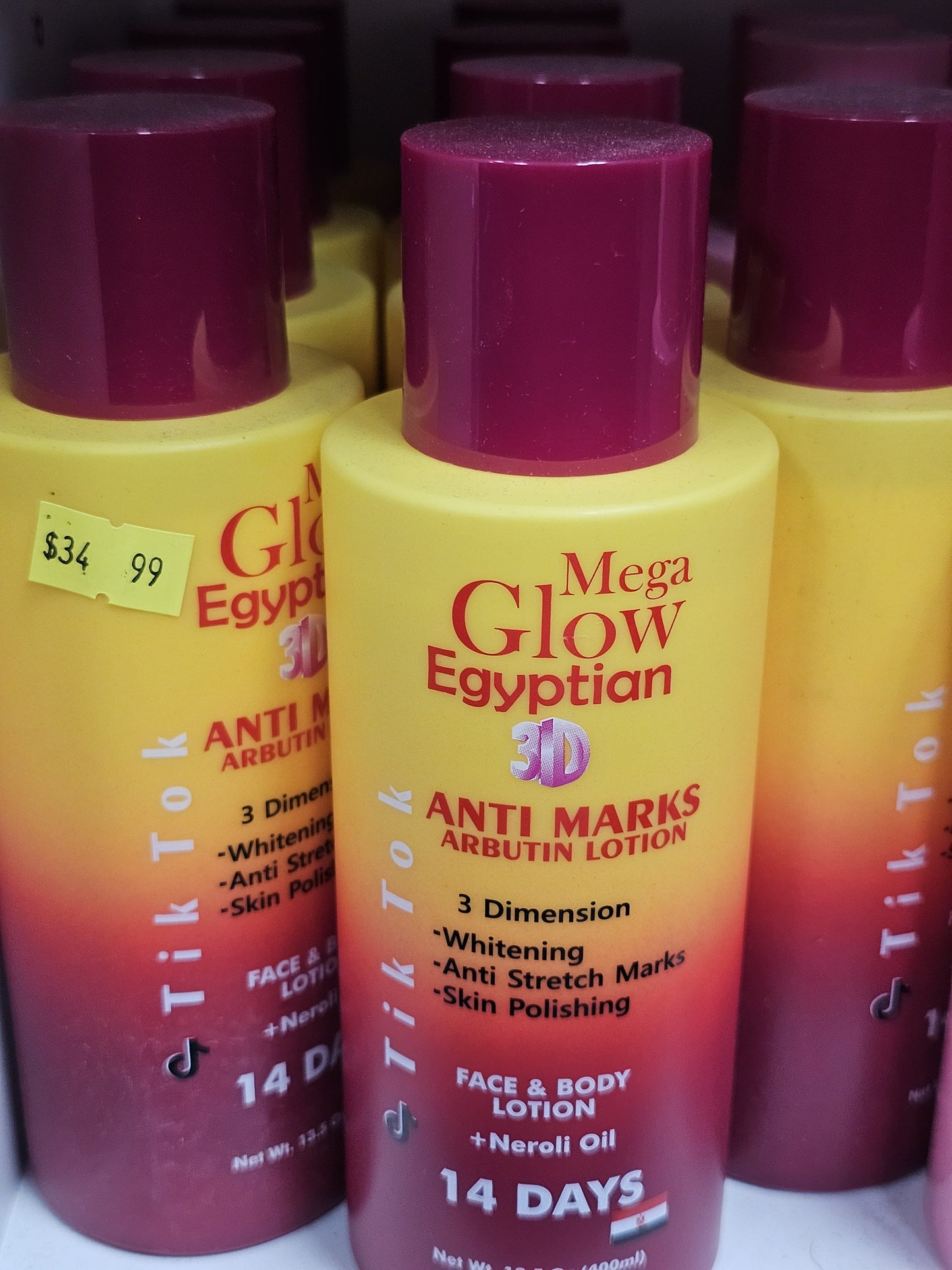 Mega Glow Egyptian 3D Anti Marks Arbutin Lotion