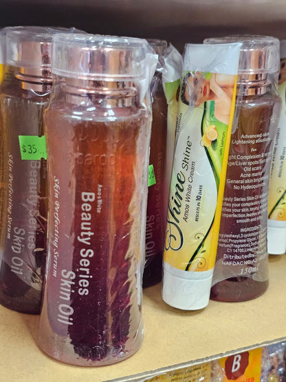 Shine Shine Amos White Cream & Beauty Series Skin Oil