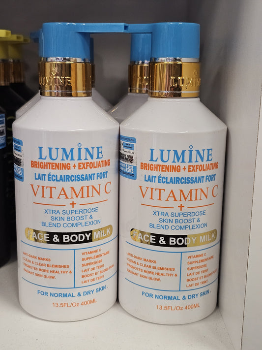Lumine Brightening + Exfoliating  Vitamin C Face & Body Milk
