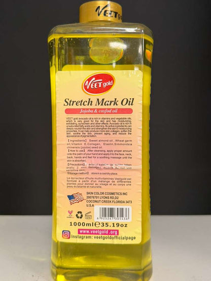 VEETgold Clean & Clear Stretch Mark Oil