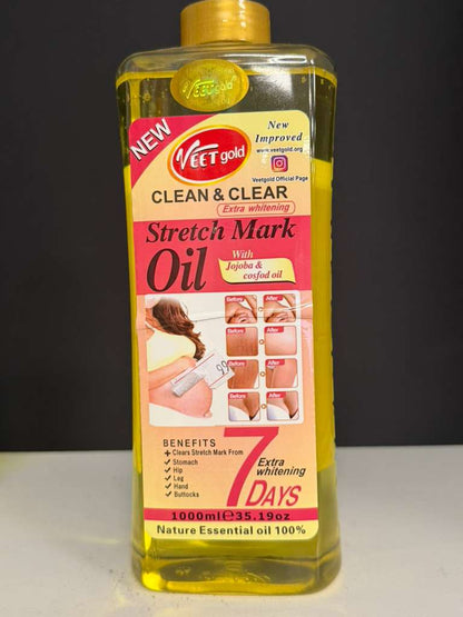VEETgold Clean & Clear Stretch Mark Oil