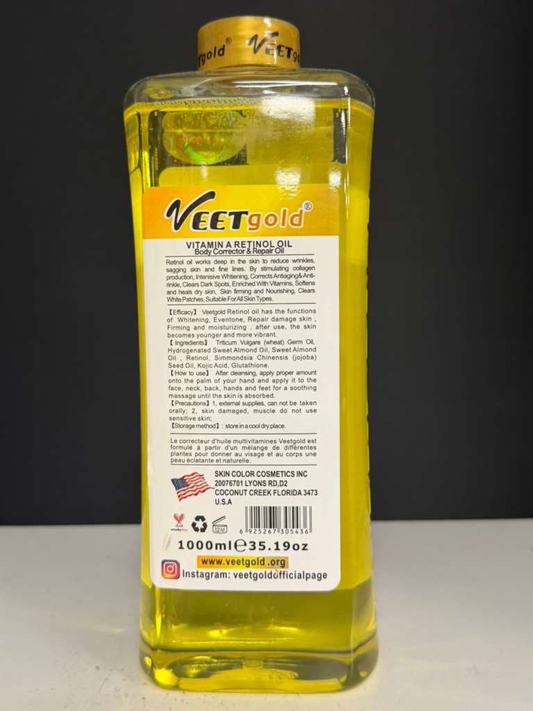 VEETgold Retinol Body Corrector Oil