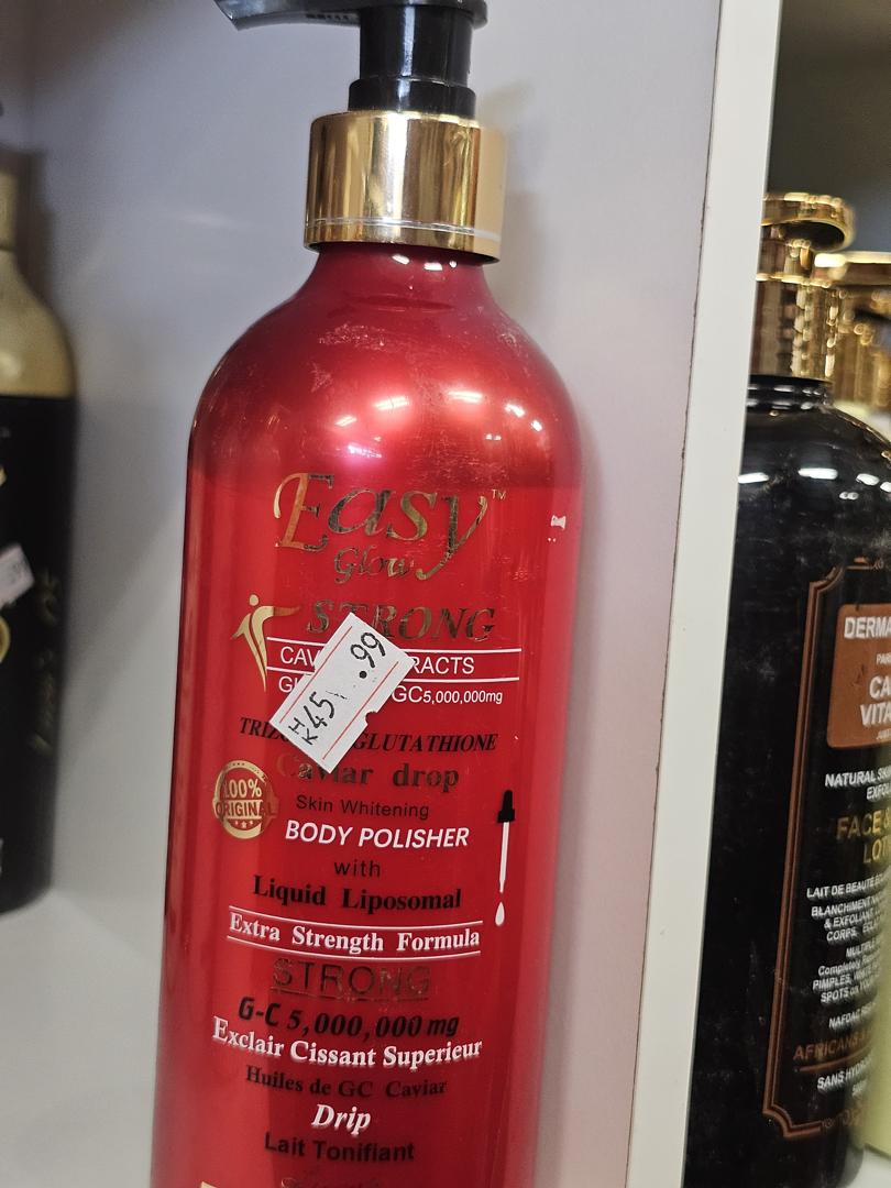 Easy glow caviar drip body polisher lotion 400ml