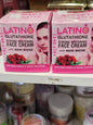 Latino half cast glutathione strong whitening face cream