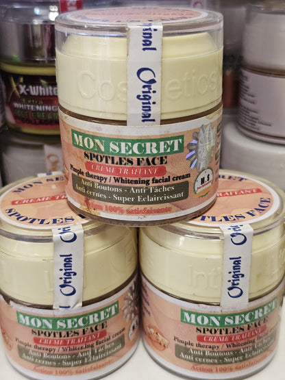 Mon secret pimple therapy/whitening facial cream