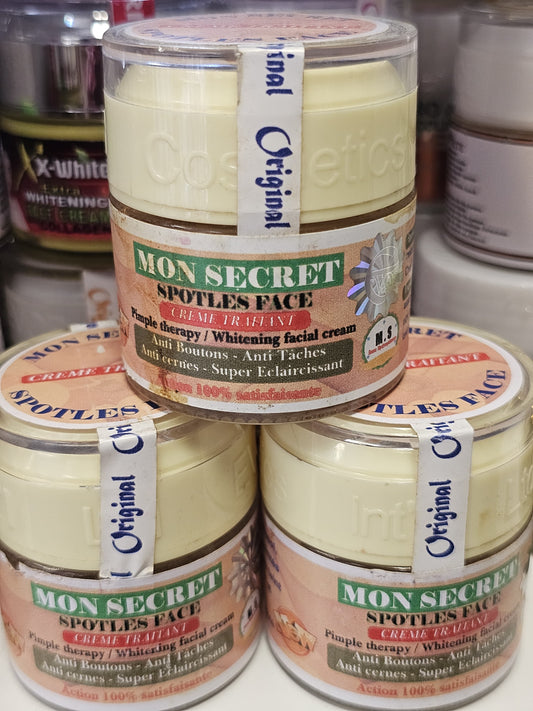 Mon secret pimple therapy/whitening facial cream