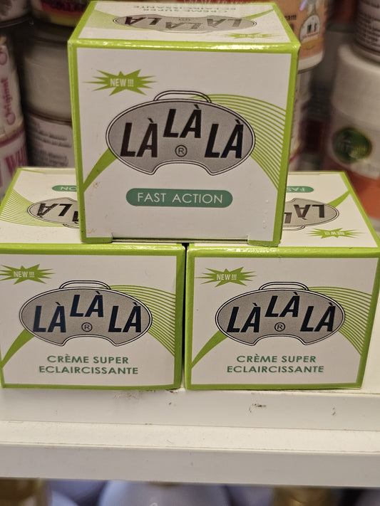 La la la fast action face cream