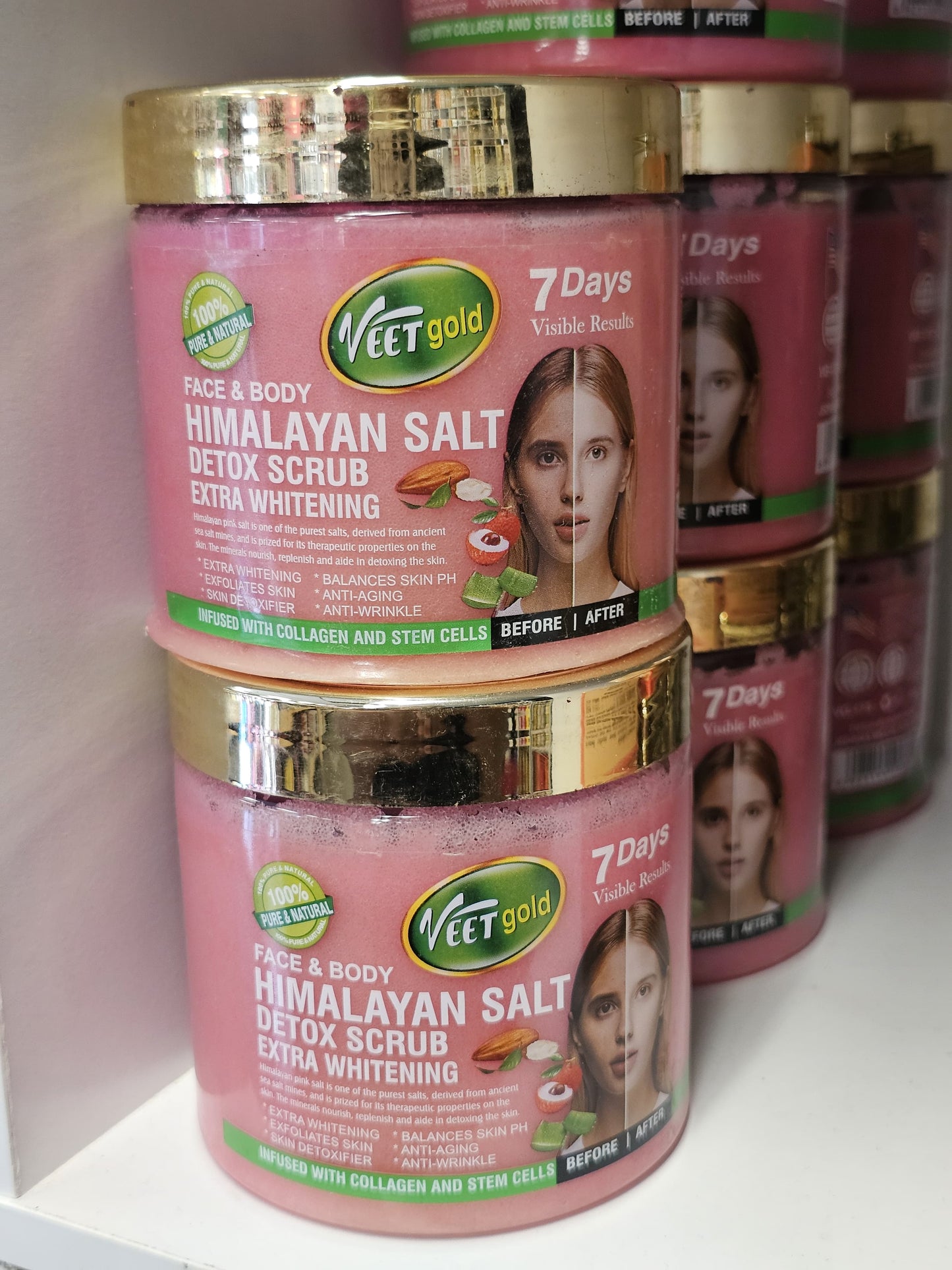 Veet gold himalayan salt detox scrub