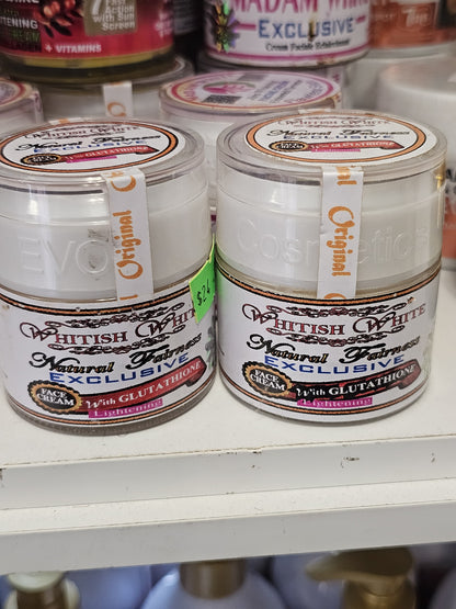 whitish white face cream