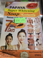 Veet gold papaya super whitening soap 250g x2