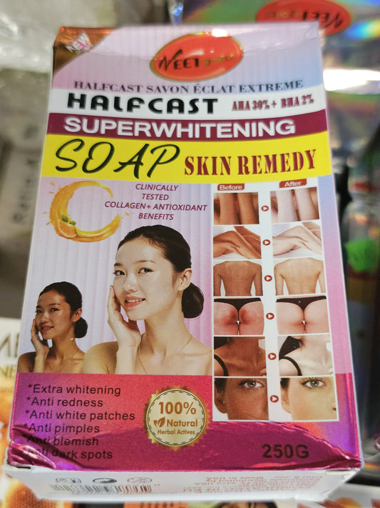 Veet gold half cast super whitening soap 250g x2
