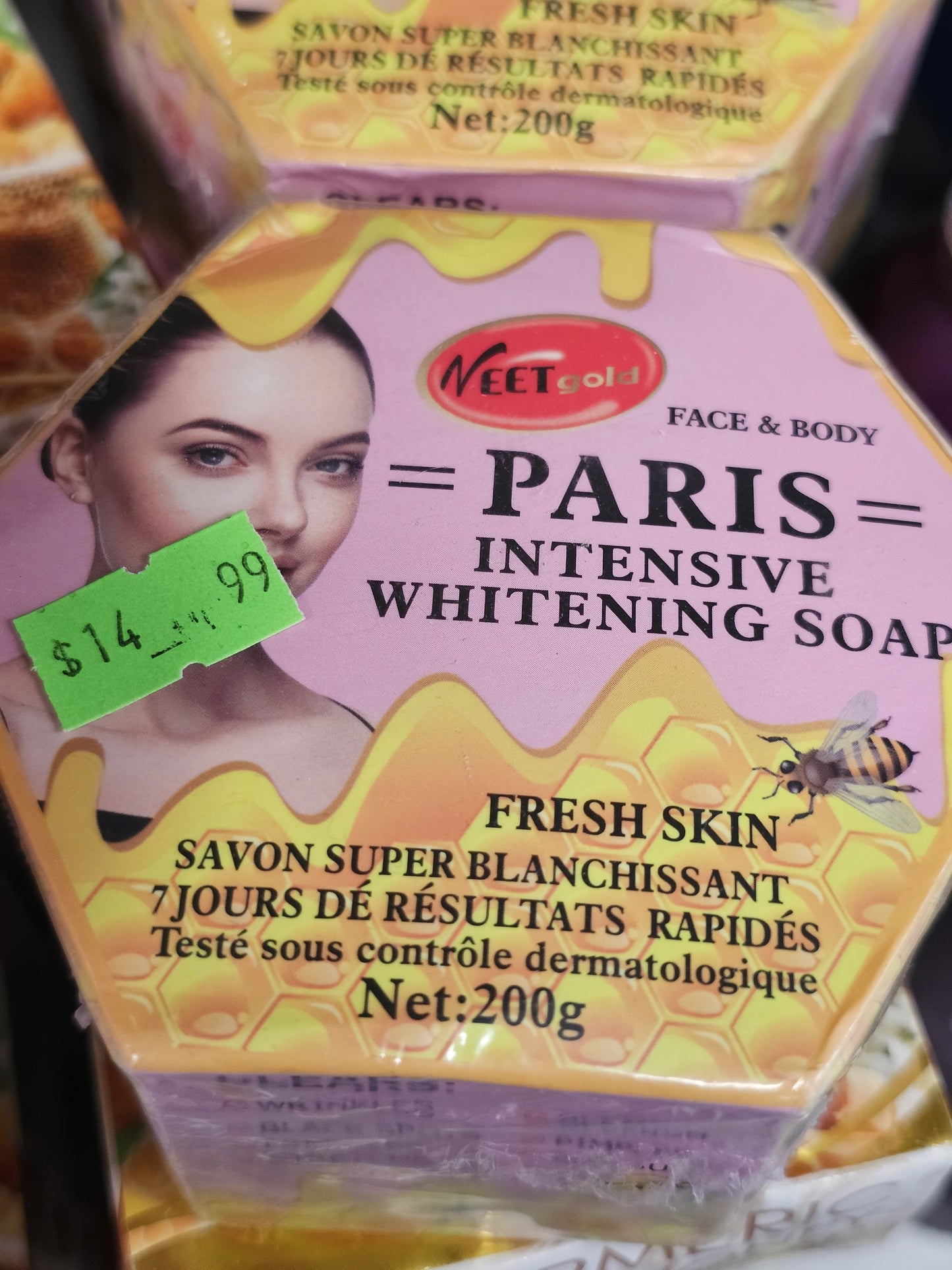 Veet gold paris intensive whitening soap 200g x2