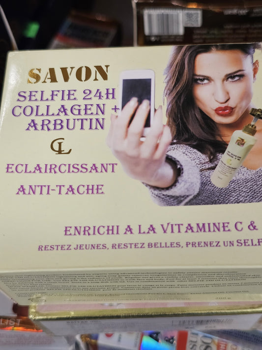 Selfie 24h collagen + arbutin soap 200g x2