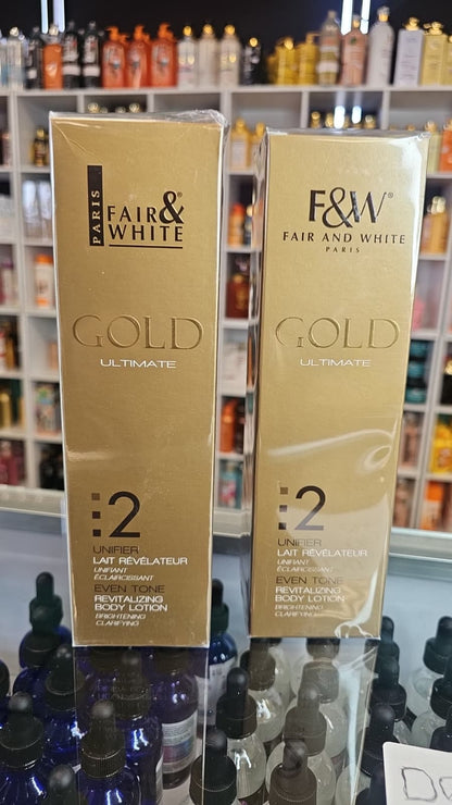 Fair & white gold 2 revitalizing body lotion 1pc