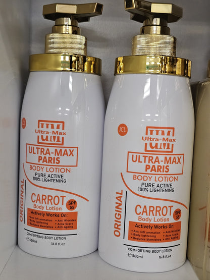 Ultra -max paris carrot body lotion 500ml