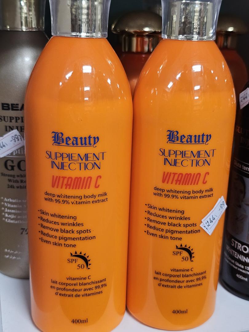 Beauty supplement injection vitamin c body lotion 400ml