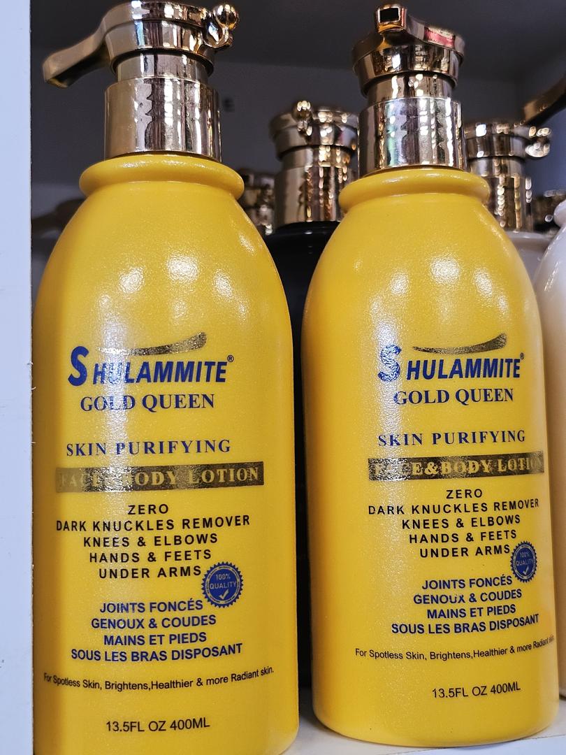 Shulammite magic gold queen face & body lotion 400ml