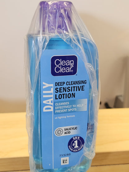 Clean & clear daily deep cleansing sensitive lotion 200ml