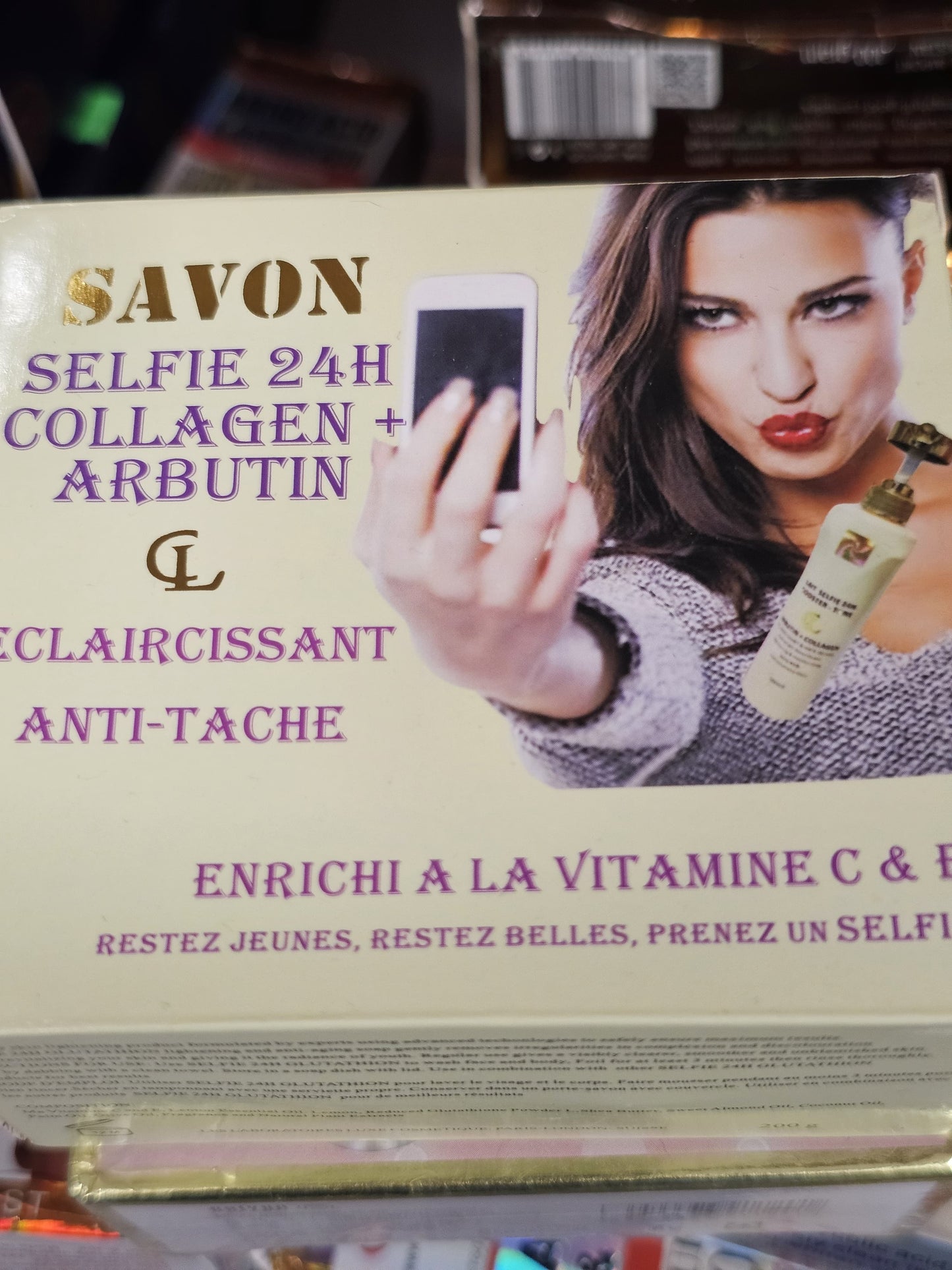 Selfie 24h collagen + arbutin soap 200g x2