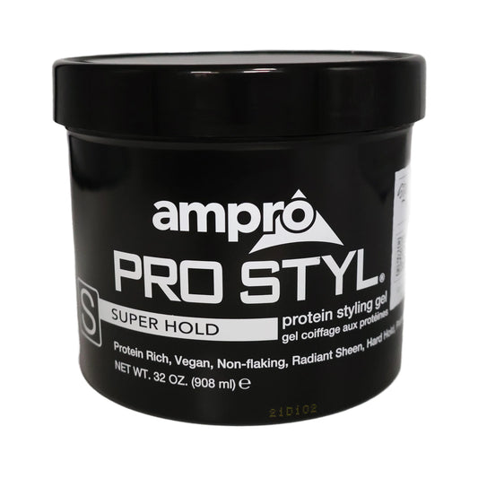 Ampro Pro Style Super Hold Protein Styling Gel 32 oz