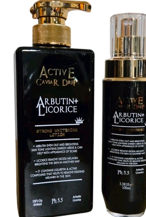 Active caviar drip Arbutin Licorice Lotion And Oil