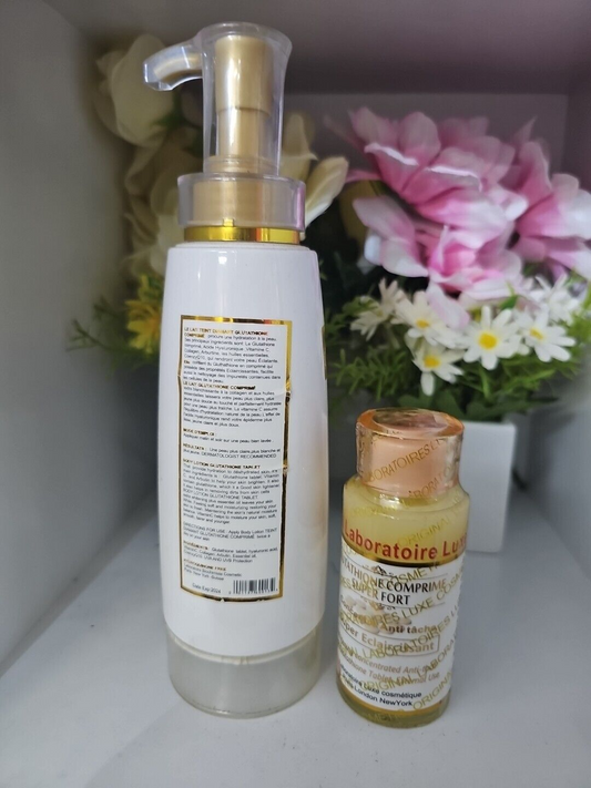 AUTHENTIC Glutathion Comprime Super Fort Lotion And Serum 💯 satisfaction.