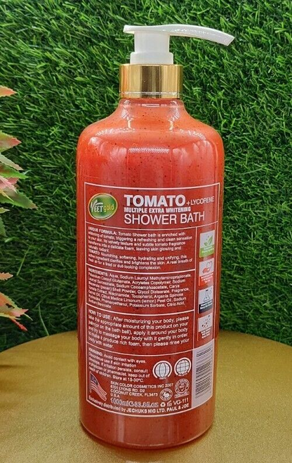 Veet Gold Tomato + Lycopene Multiple extra whitening & glow Shower Bath spf 30