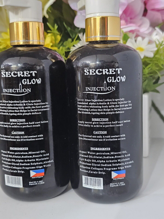 2x Secret Glow h.c Face & Body Lotion 400ml