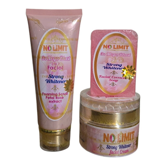 NO LIMIT Facial Forming Scrub & Face Cream 75g Jar, Face Soap