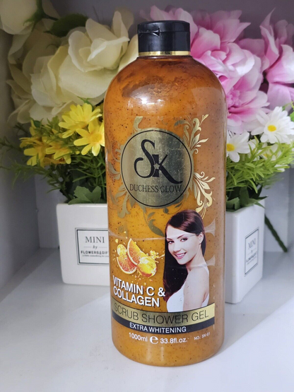 S & K Duchess Glow Vitamin C Collagen Extra Whitening Shower Gel 1000ml