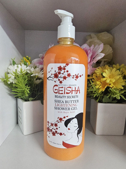 Geisha, Kojic Acid Skin Brightening Body Wash - 33 Fl oz / 1000 ml - Even Out