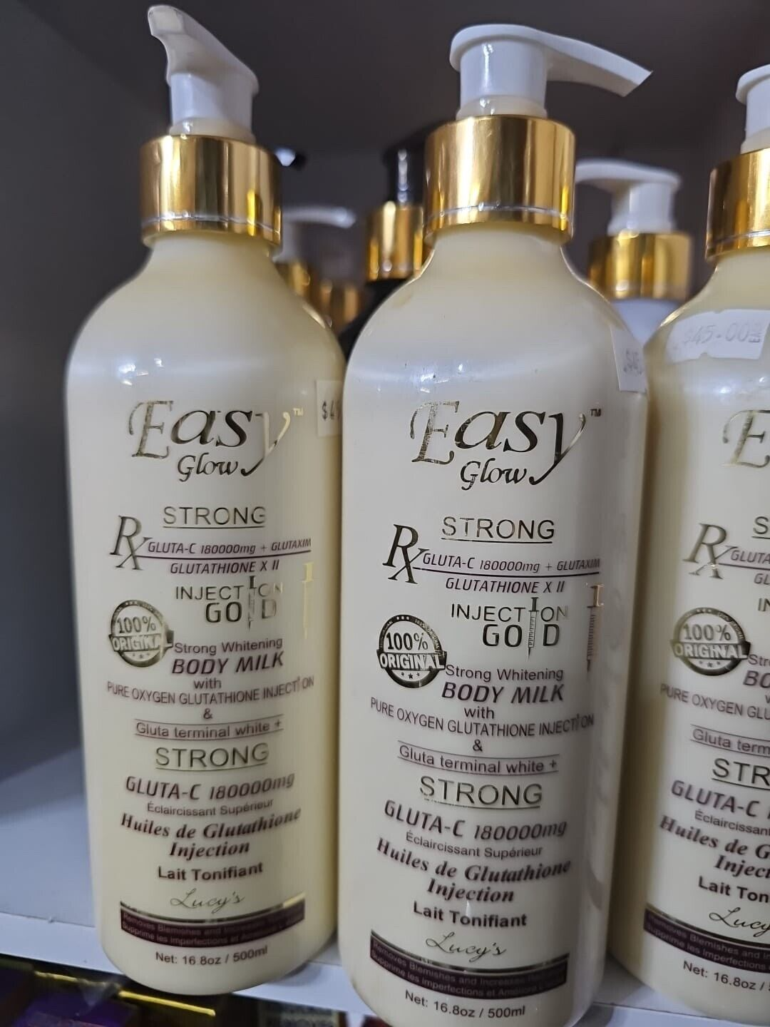 1× Original Easy Glow Gold Body Lotion 500ml.