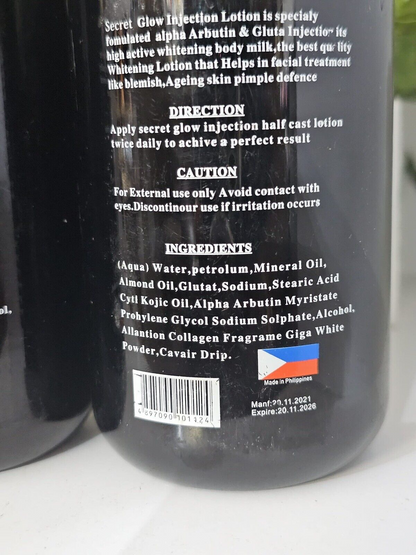 2x Secret Glow h.c Face & Body Lotion 400ml