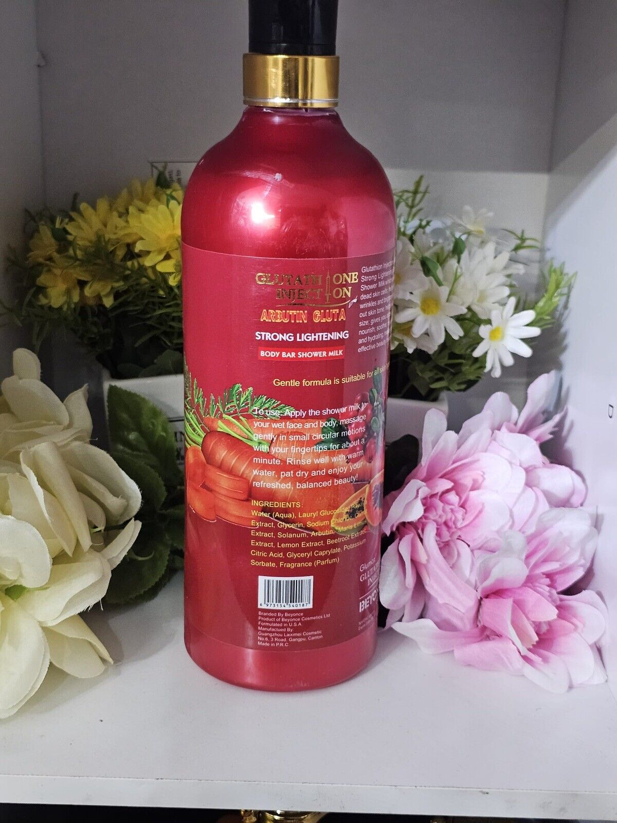 Glutathione Injection Strong Lightening Shower Milk