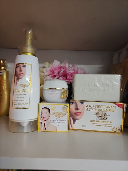 3in 1 Glutathion comprime Lotion 500ml, face cream ,bar